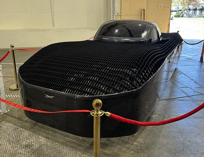 2024年5月のBIF で展示されていたAlef Aeronautics(アレフ・エアロノーティクス)の空飛ぶ車の試作機。
